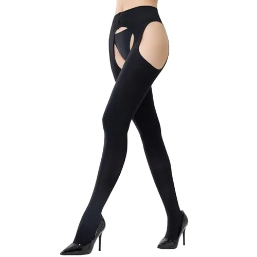 60D Thigh Highs, Black
