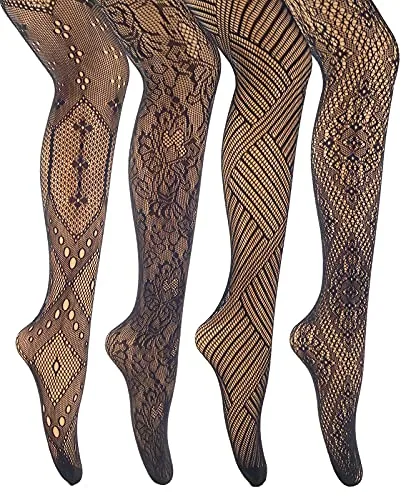 Fishnet Tights III, Black
