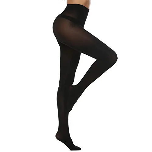70D High-Waist Opaque Tights VI, Black