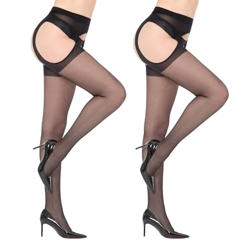 30D Thigh Highs, Black