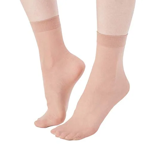 Ankle Socks, 12 Pairs III, Natural