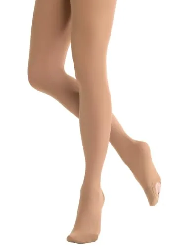 Convertible Dance Tights II, Light Suntan