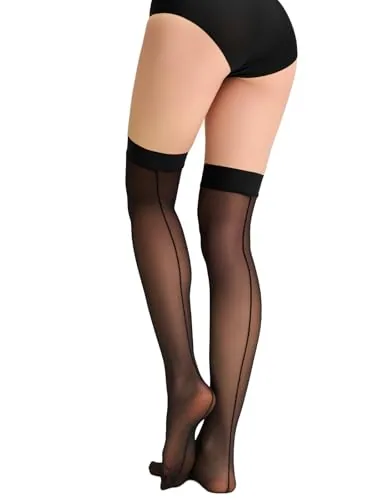 Thigh Highs X, Backseam Thigh High